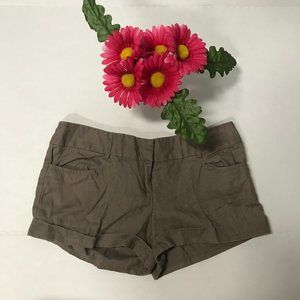 Timing Loose Fitting Brown Shorts